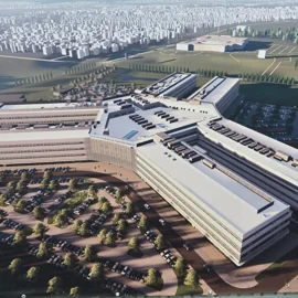 Produkty Cemex Polska na budowie nowego szpitala we Wrocławiu